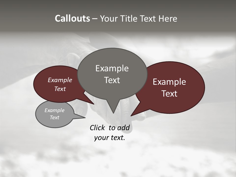 Walk Wrinkled Person PowerPoint Template