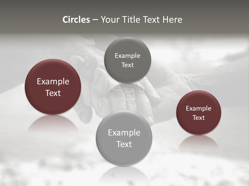 Walk Wrinkled Person PowerPoint Template