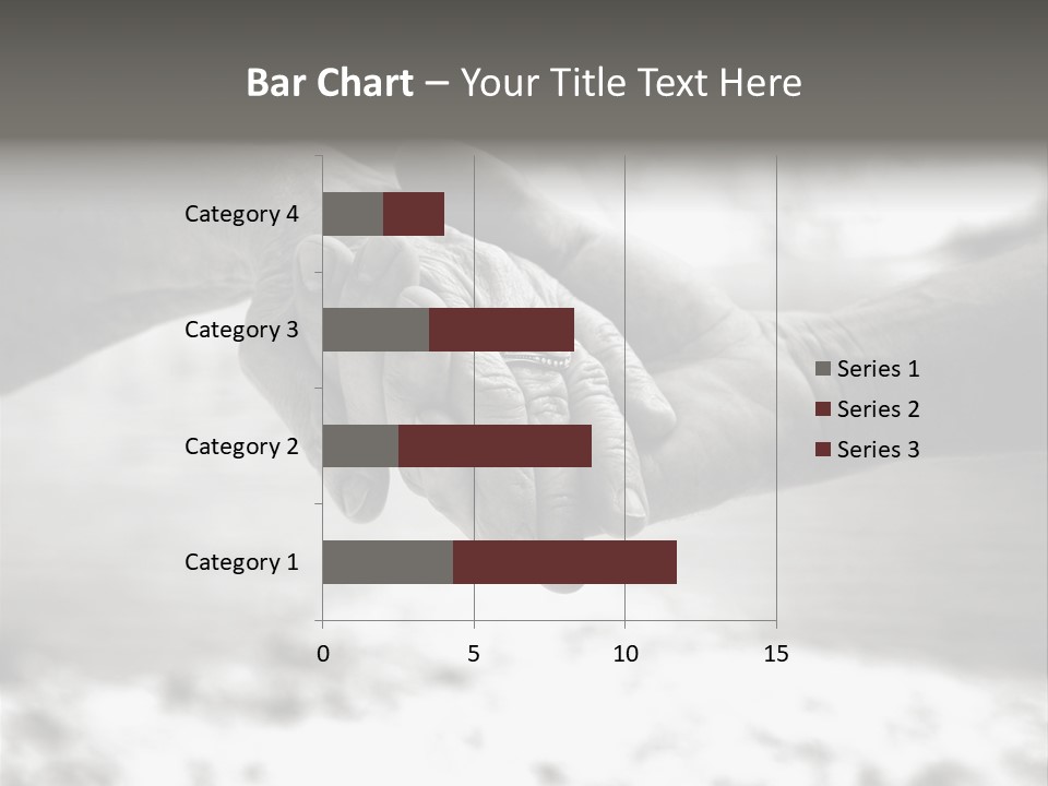 Walk Wrinkled Person PowerPoint Template