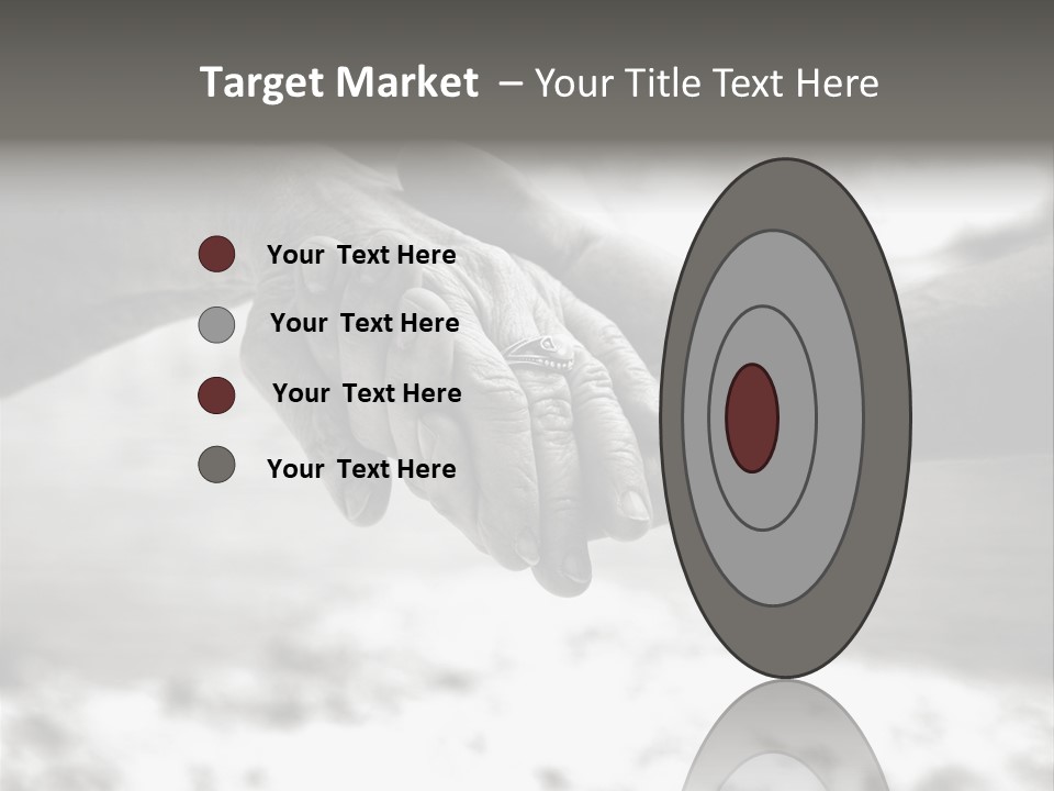 Walk Wrinkled Person PowerPoint Template