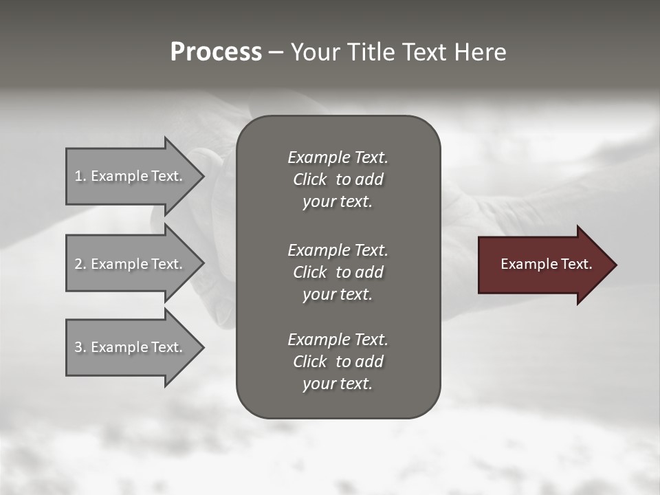 Walk Wrinkled Person PowerPoint Template