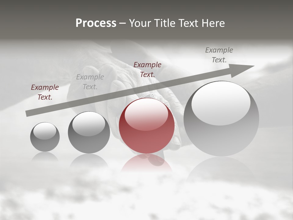 Walk Wrinkled Person PowerPoint Template