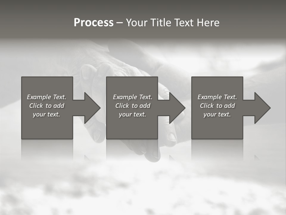 Walk Wrinkled Person PowerPoint Template