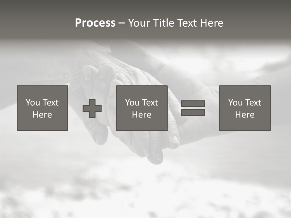 Walk Wrinkled Person PowerPoint Template
