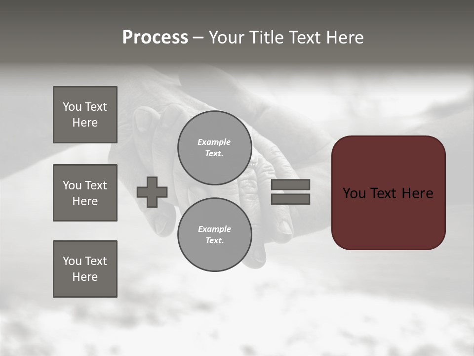 Walk Wrinkled Person PowerPoint Template