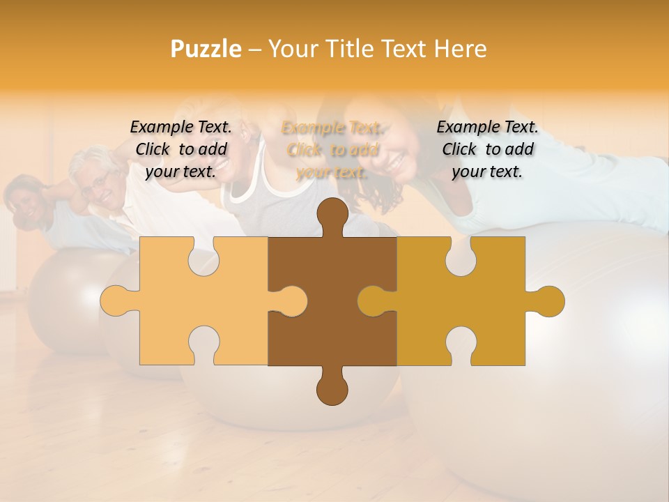 Face Fitness Gym PowerPoint Template