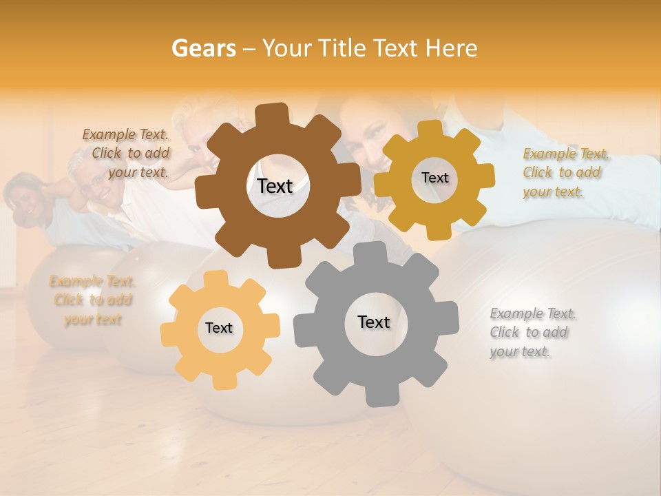 Face Fitness Gym PowerPoint Template