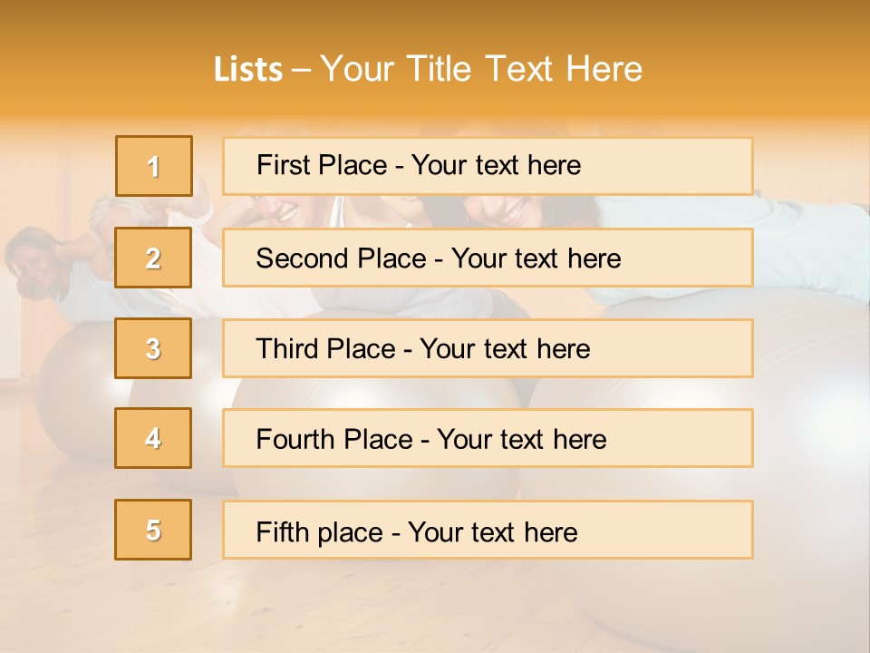 Face Fitness Gym PowerPoint Template