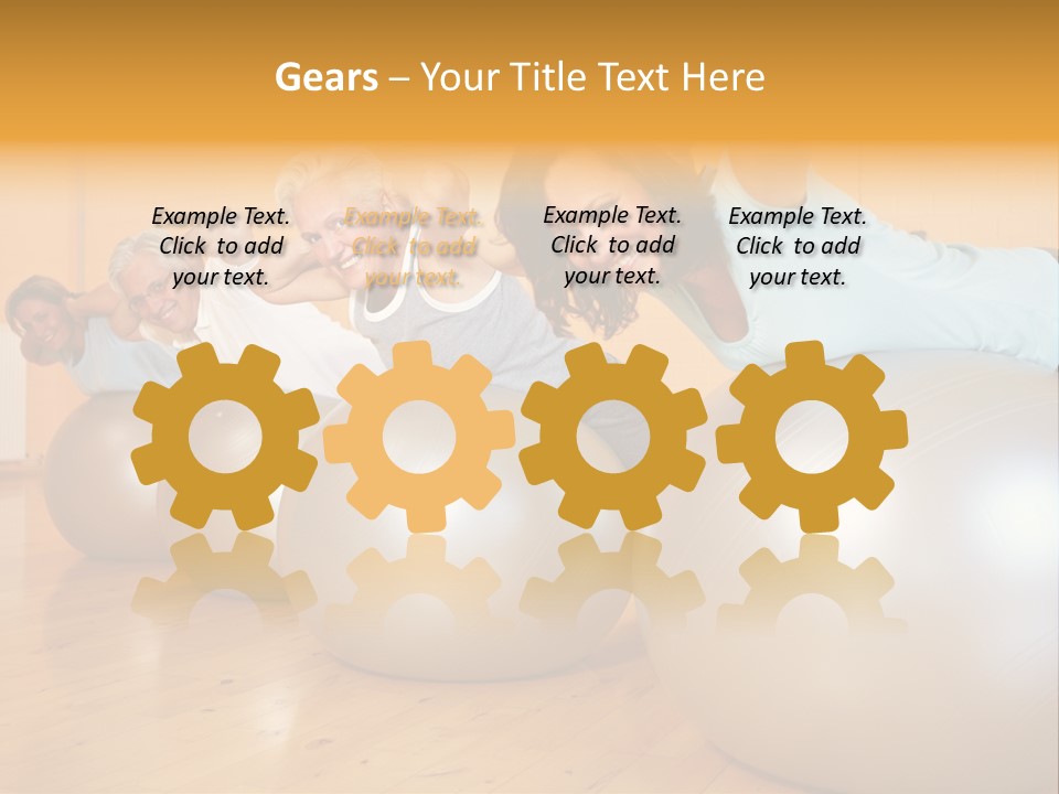 Face Fitness Gym PowerPoint Template