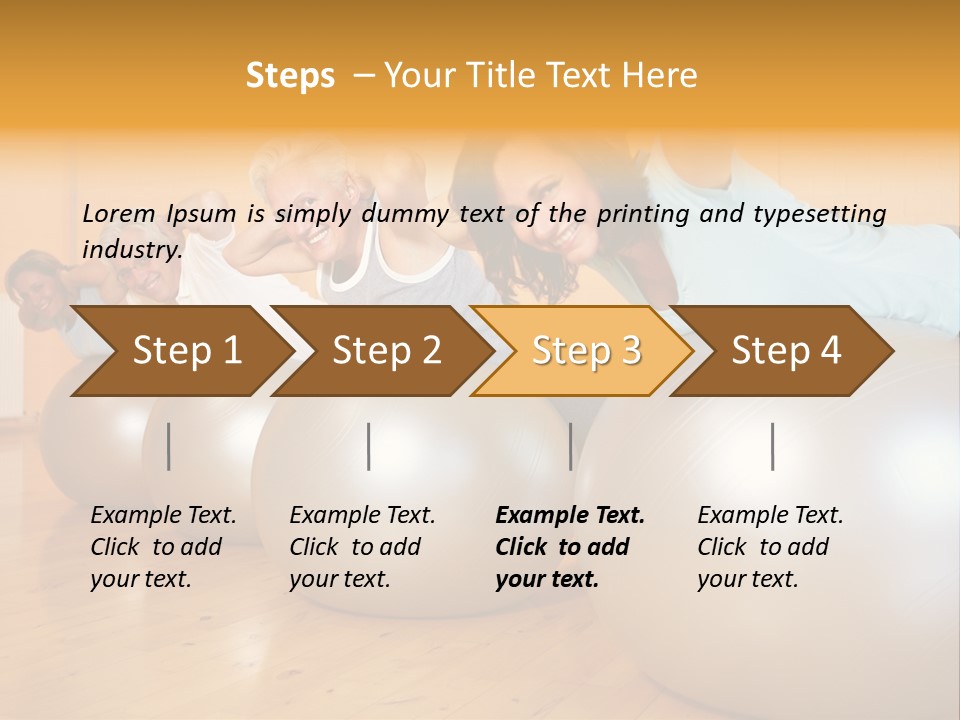 Face Fitness Gym PowerPoint Template
