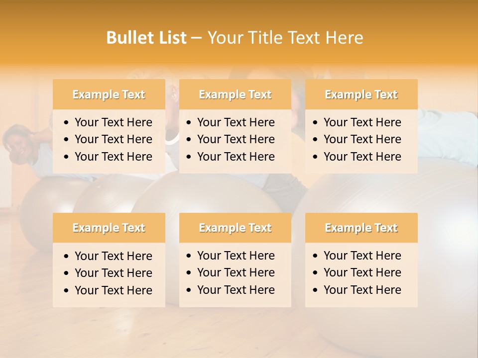 Face Fitness Gym PowerPoint Template