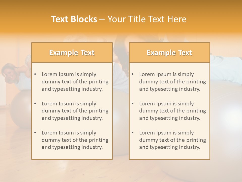 Face Fitness Gym PowerPoint Template