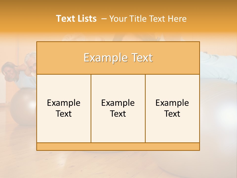 Face Fitness Gym PowerPoint Template