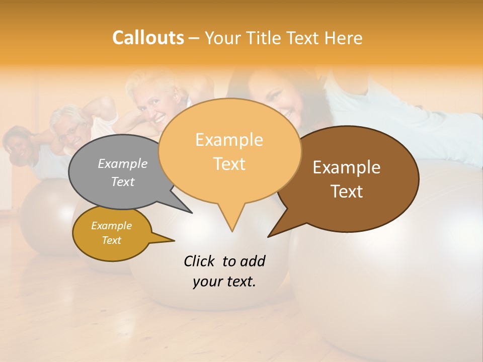 Face Fitness Gym PowerPoint Template