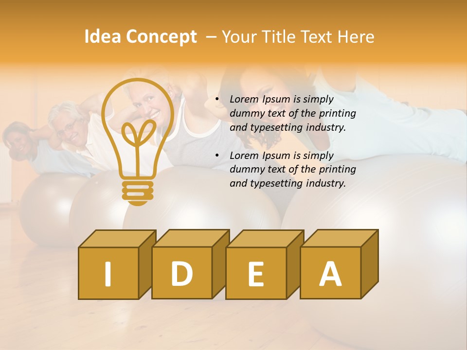 Face Fitness Gym PowerPoint Template