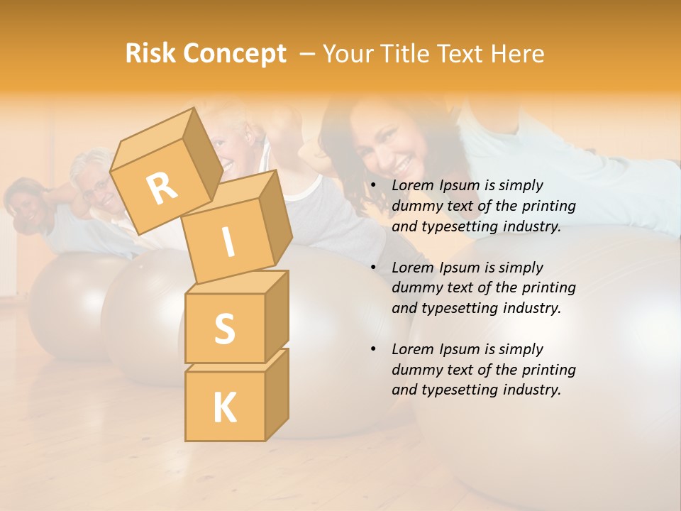 Face Fitness Gym PowerPoint Template