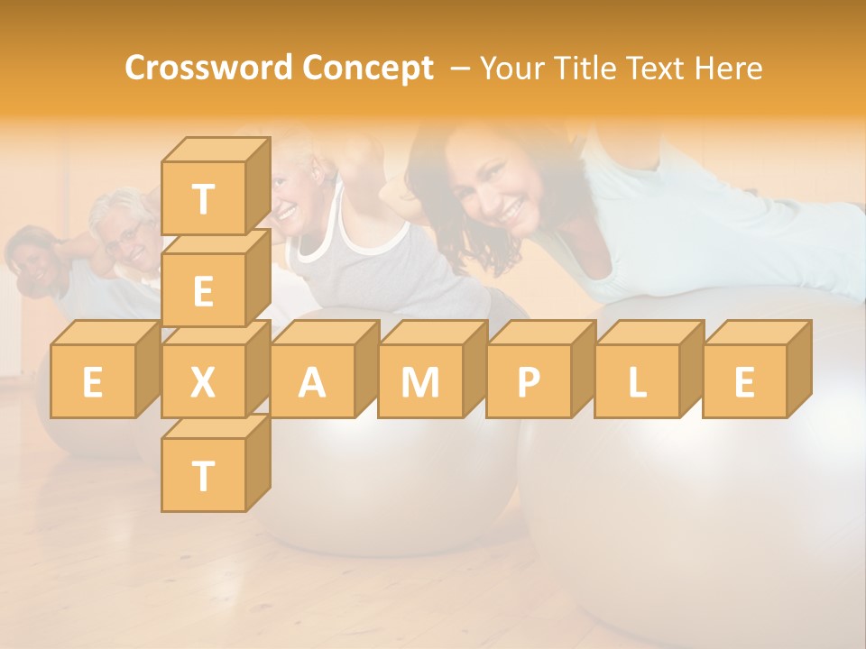 Face Fitness Gym PowerPoint Template