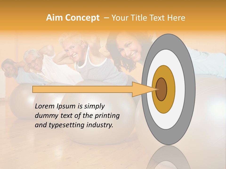 Face Fitness Gym PowerPoint Template