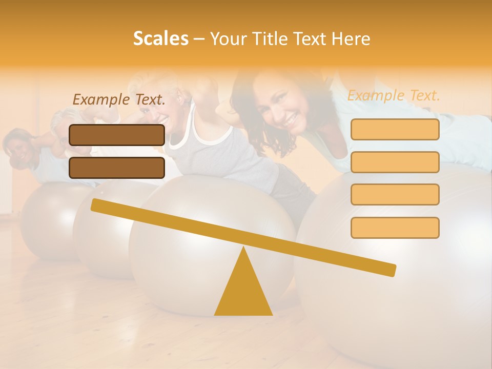 Face Fitness Gym PowerPoint Template