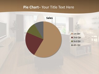 Apartment Plasma Sofa PowerPoint Template