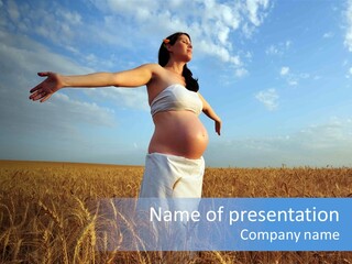 Waiting Parent Human PowerPoint Template