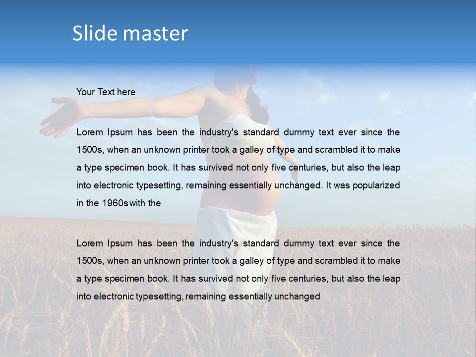 Waiting Parent Human PowerPoint Template