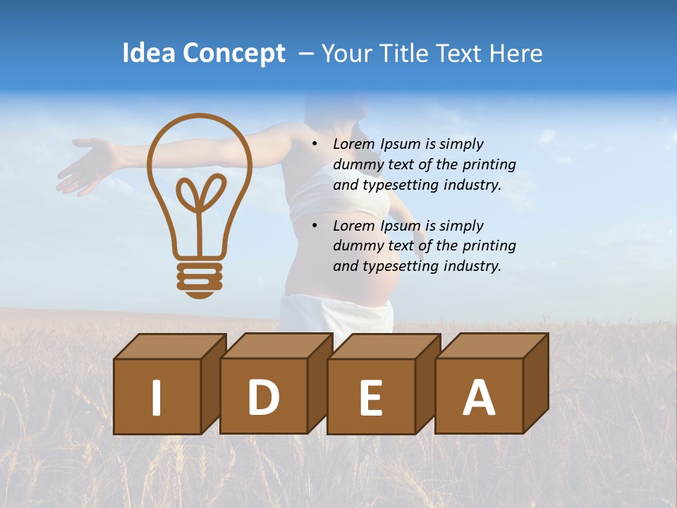 Waiting Parent Human PowerPoint Template