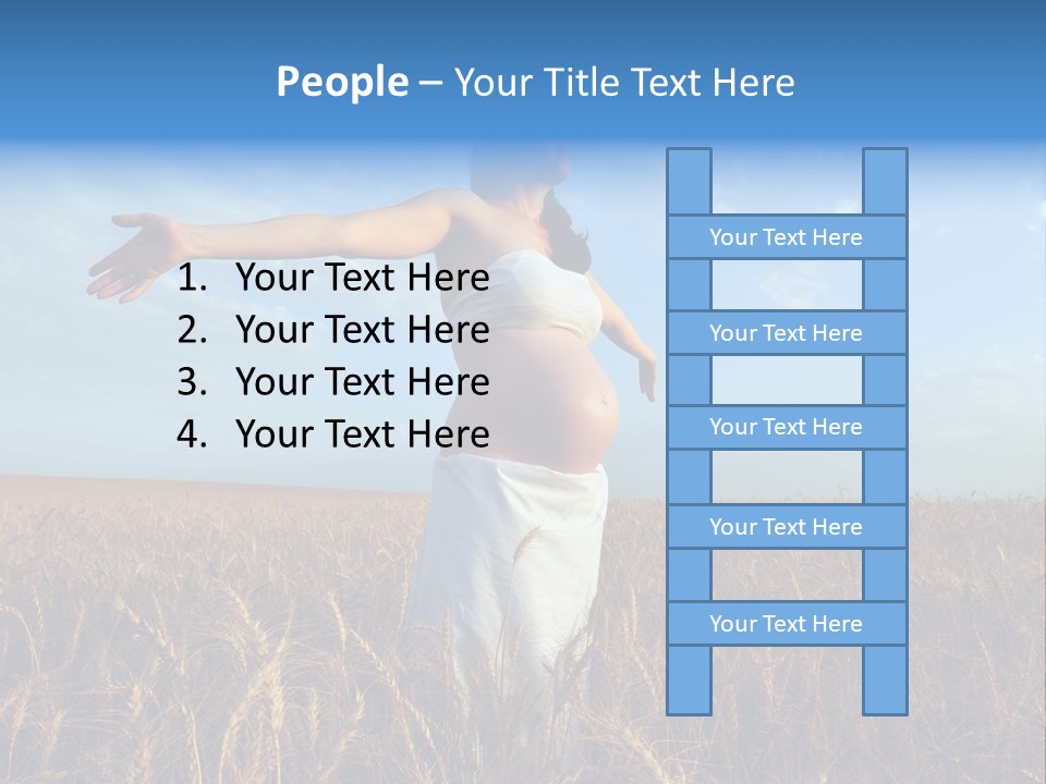 Waiting Parent Human PowerPoint Template