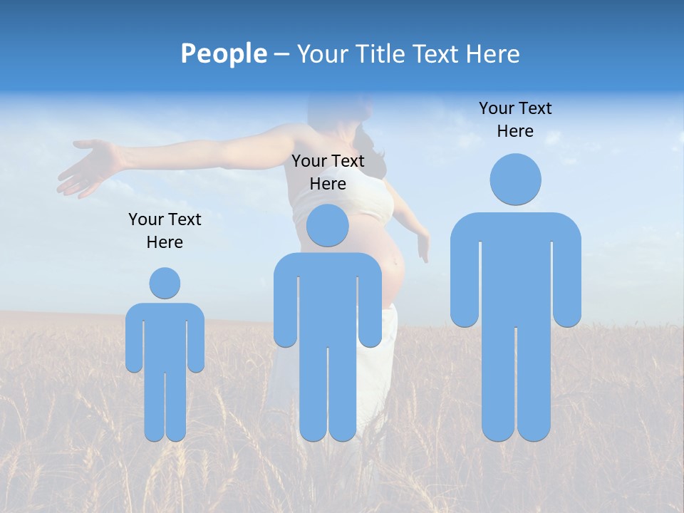 Waiting Parent Human PowerPoint Template