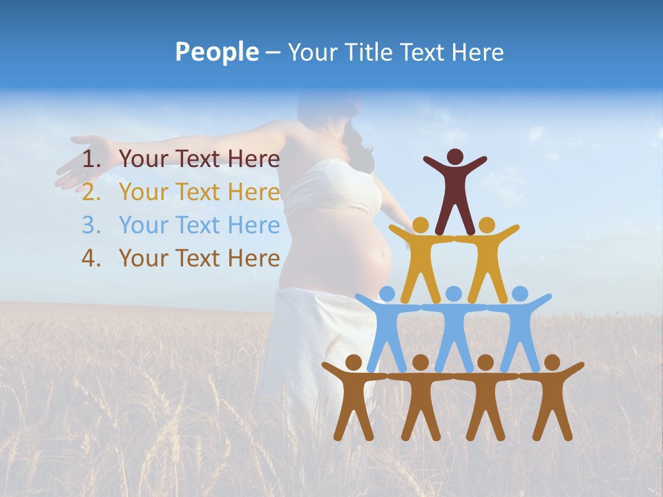 Waiting Parent Human PowerPoint Template