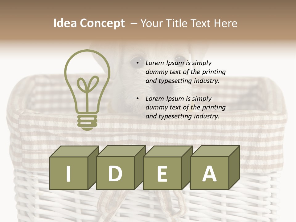 Lonely Portrait Domestic PowerPoint Template