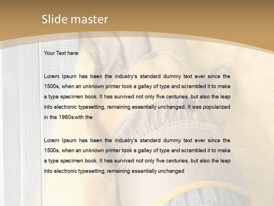 Protection Man Craft PowerPoint Template