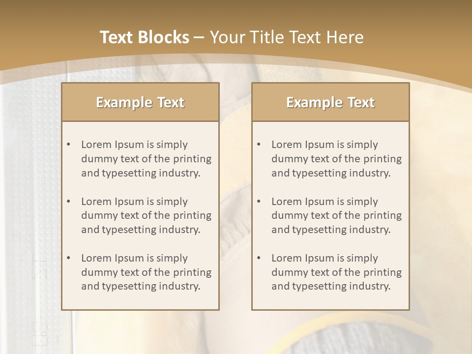 Protection Man Craft PowerPoint Template