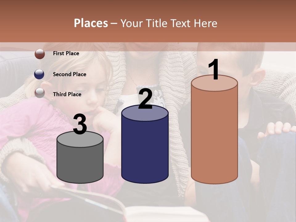 Photo People Smiling PowerPoint Template