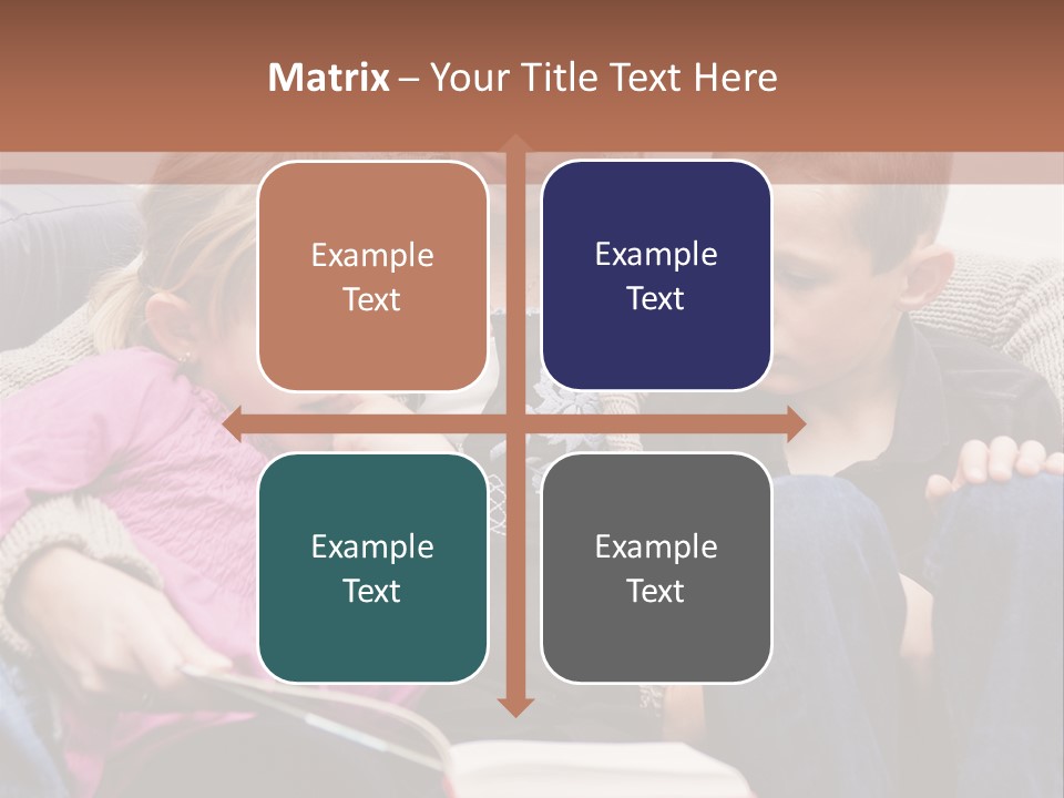 Photo People Smiling PowerPoint Template