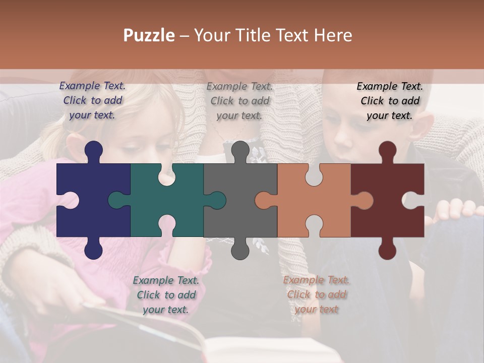 Photo People Smiling PowerPoint Template