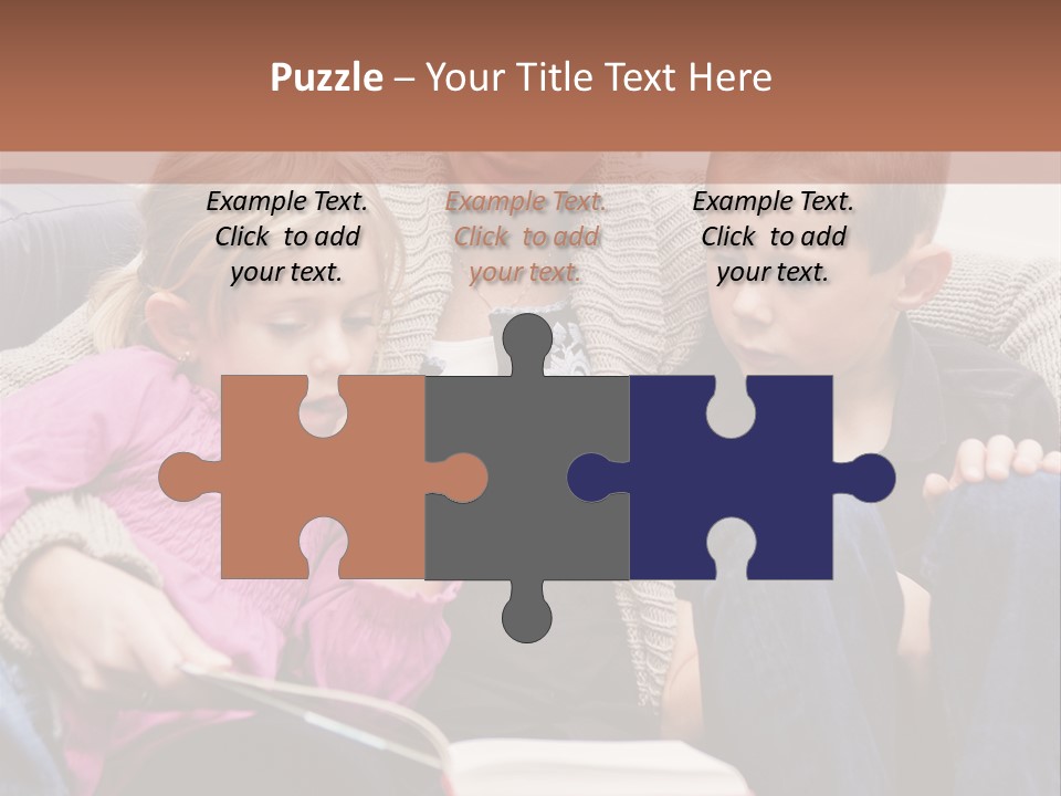 Photo People Smiling PowerPoint Template