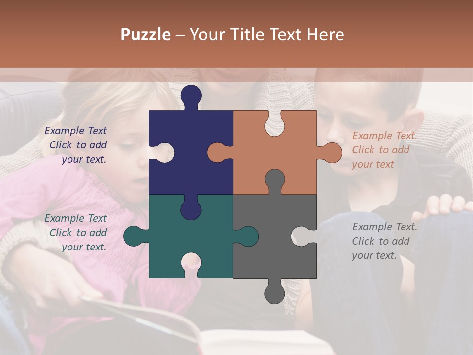 Photo People Smiling PowerPoint Template