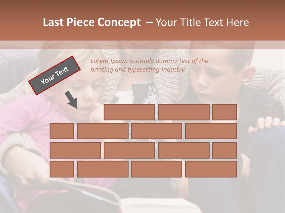 Photo People Smiling PowerPoint Template