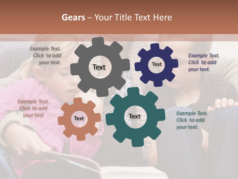 Photo People Smiling PowerPoint Template