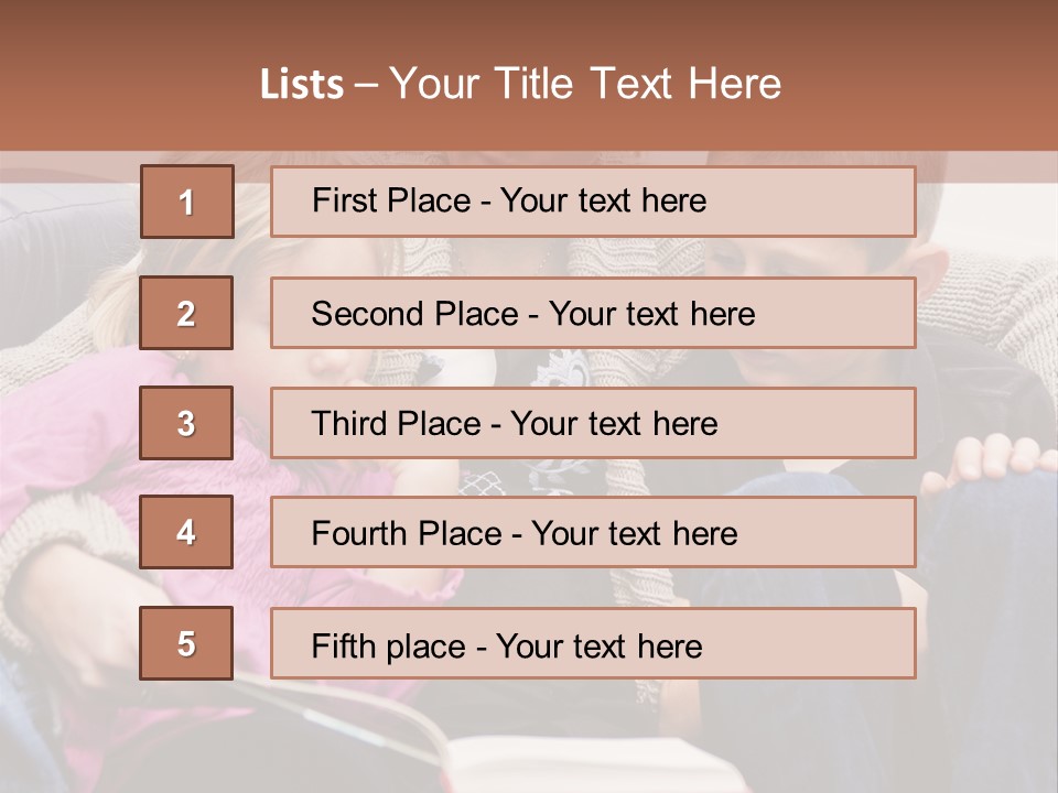 Photo People Smiling PowerPoint Template