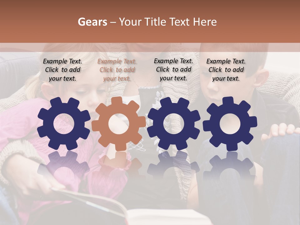 Photo People Smiling PowerPoint Template