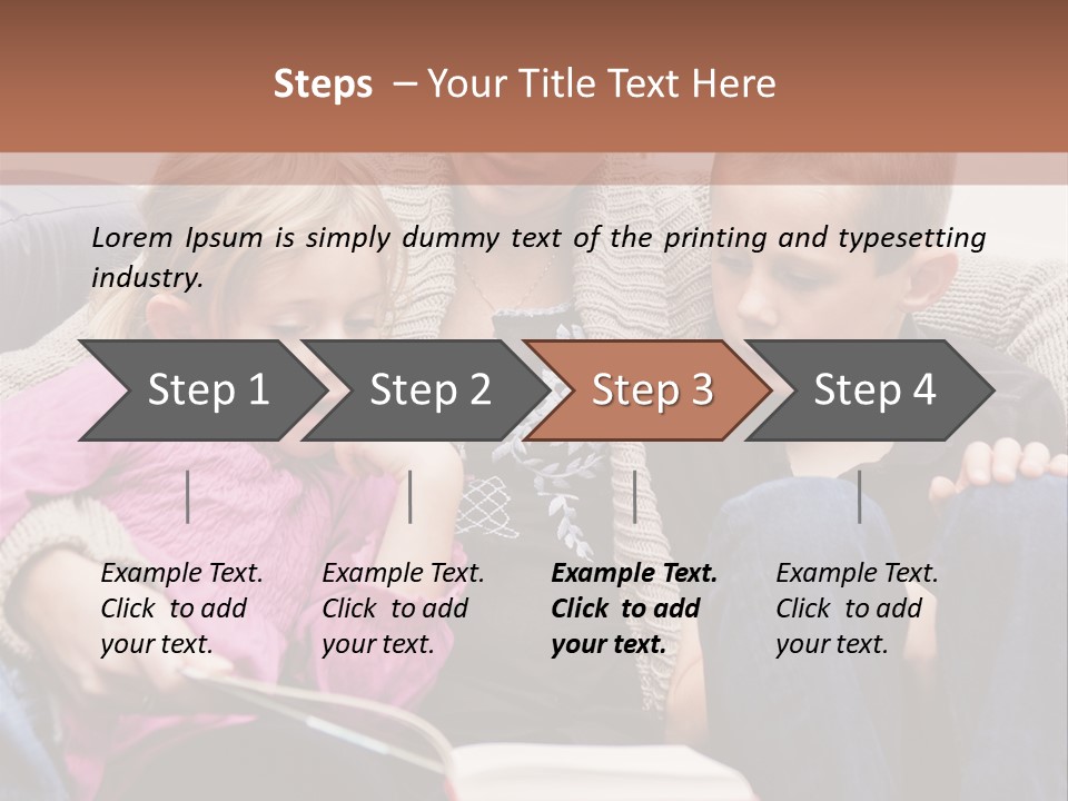 Photo People Smiling PowerPoint Template