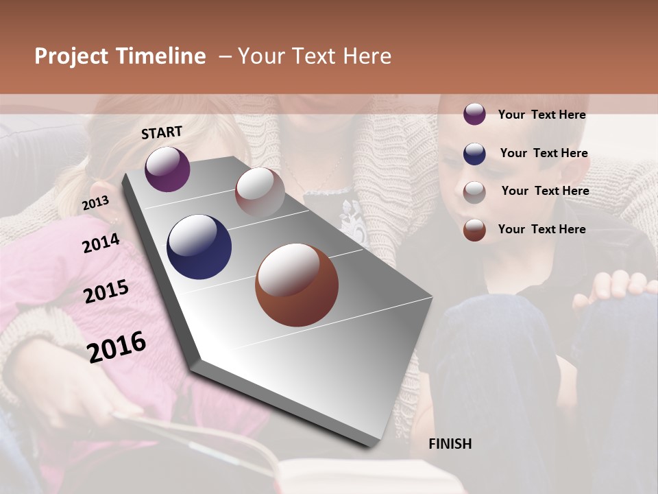 Photo People Smiling PowerPoint Template