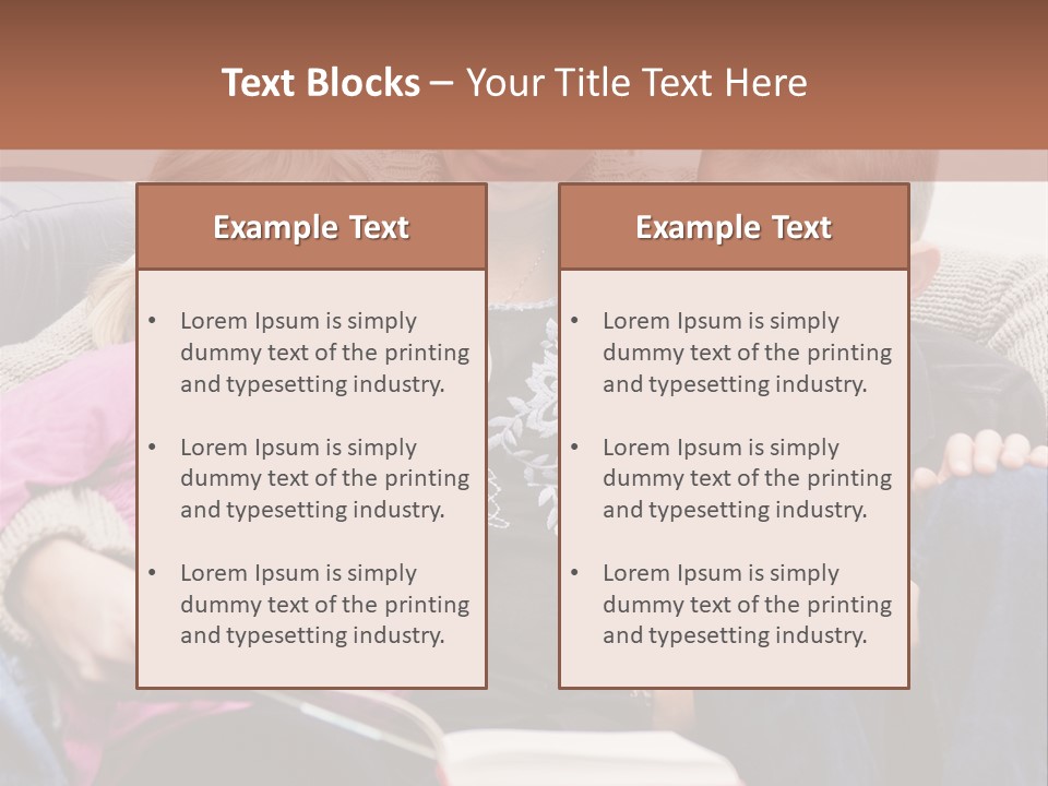 Photo People Smiling PowerPoint Template