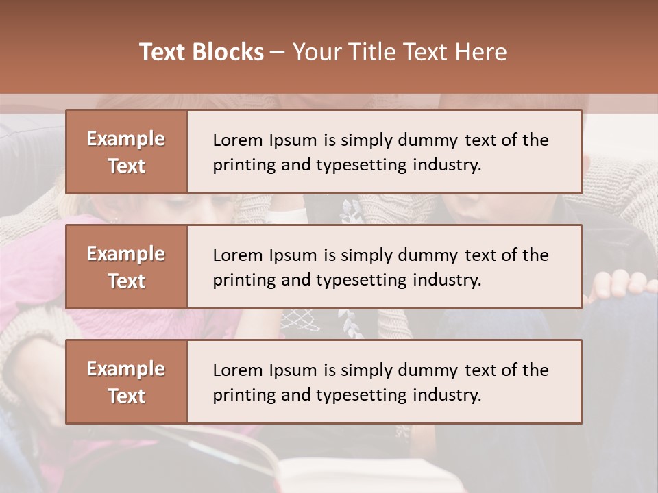 Photo People Smiling PowerPoint Template