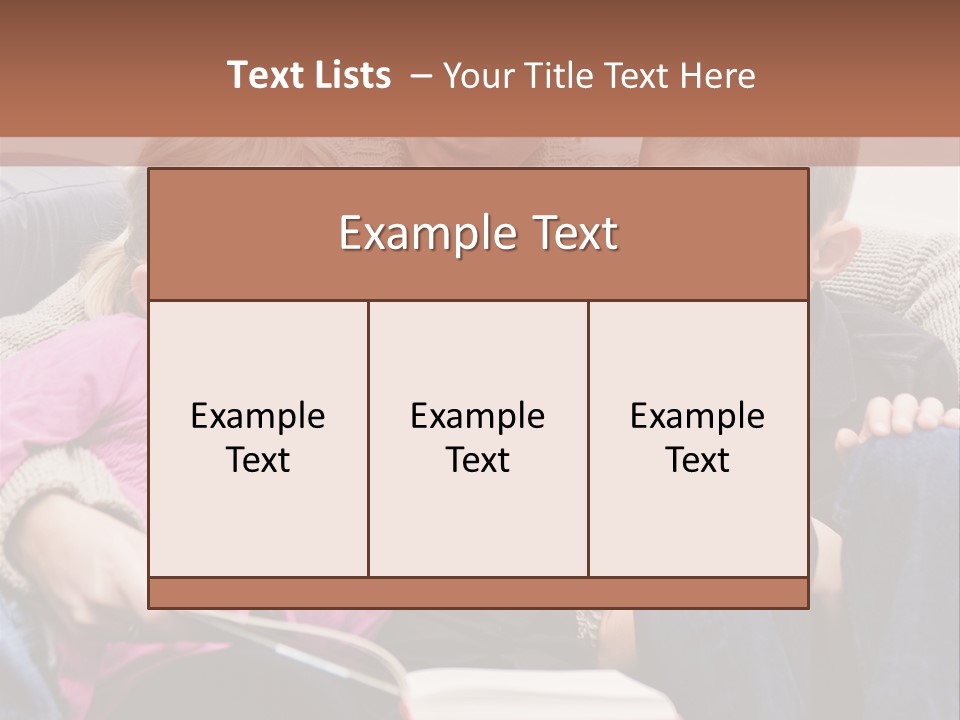 Photo People Smiling PowerPoint Template
