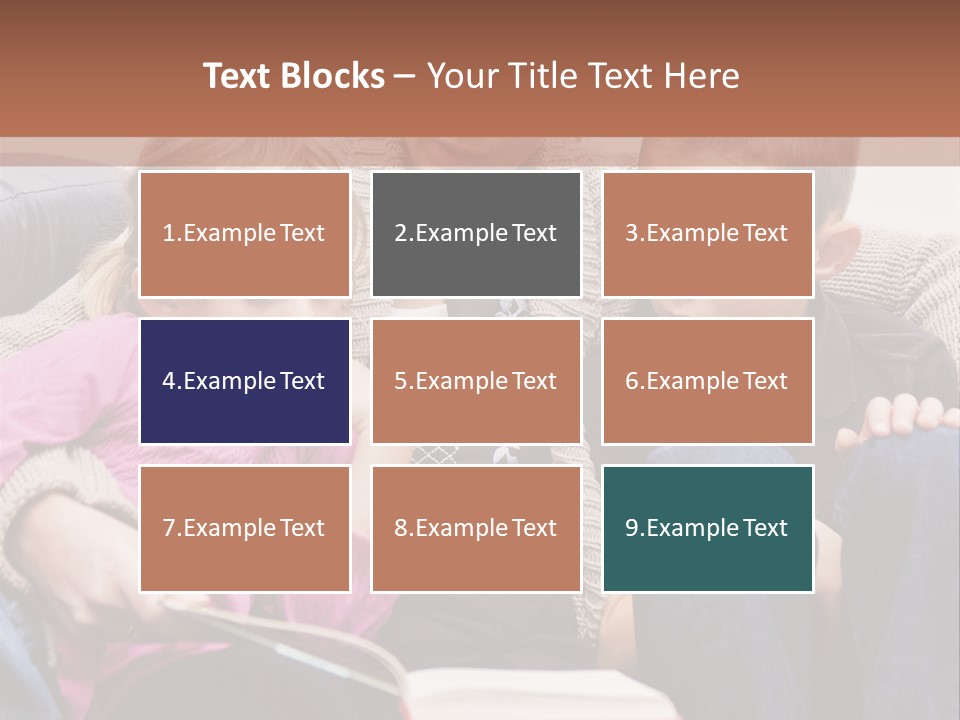 Photo People Smiling PowerPoint Template