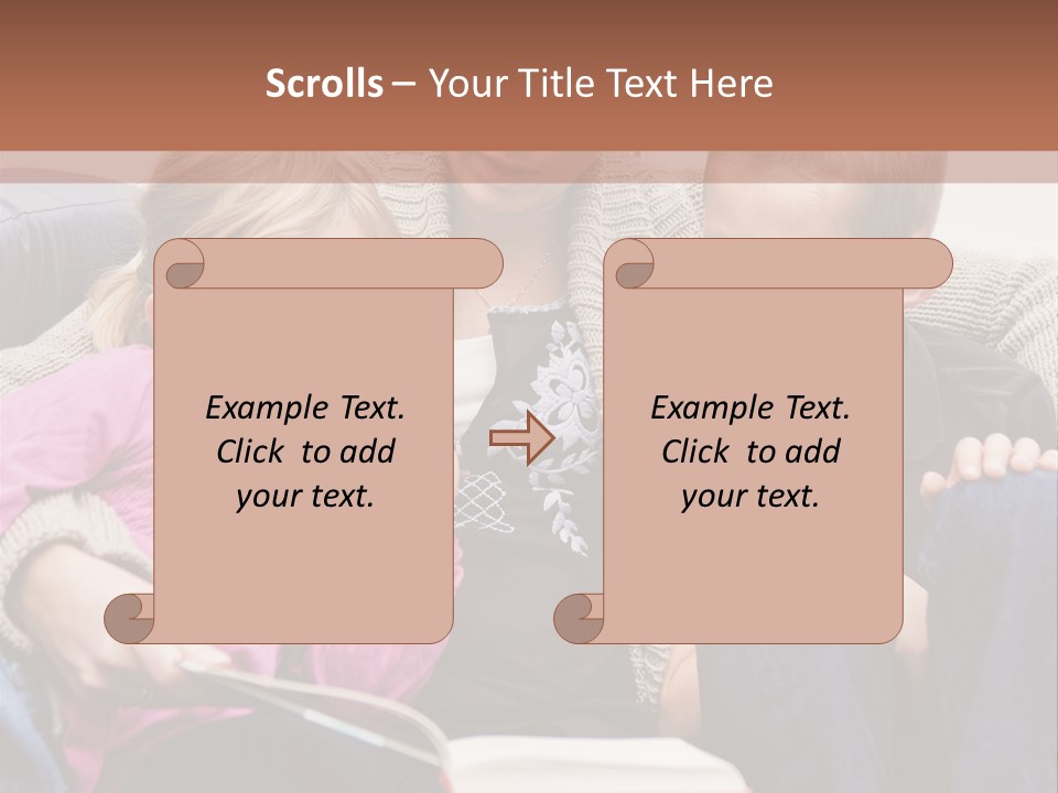 Photo People Smiling PowerPoint Template