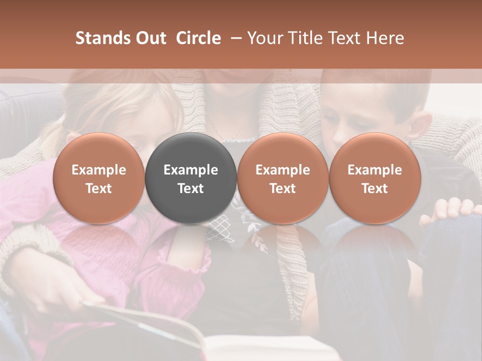 Photo People Smiling PowerPoint Template